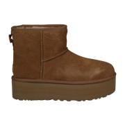 UGG Klassiska Mini Platform Boots Brown, Dam