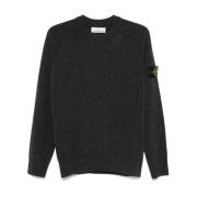 Stone Island Stiliga Sweaters Kollektion Gray, Herr