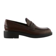 Högl Klassisk Loafer Stil Sko Brown, Dam