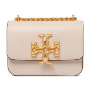 Tory Burch Kräm Vit Eleanor Axelväska Beige, Dam