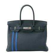 Hermès Vintage Pre-owned Laeder totevskor Blue, Dam