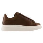 Alexander McQueen Laeder sneakers Brown, Dam