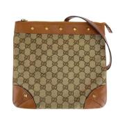 Gucci Vintage Pre-owned Canvas gucci-vskor Brown, Dam