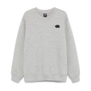 The North Face Silver Crew Neck Sweatshirt Gray, Herr