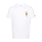 MC2 Saint Barth Vita T-shirts och Polos med Fronttryck White, Herr