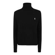 Polo Ralph Lauren Svart långärmad pullovertröja Black, Dam