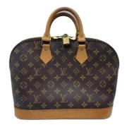 Louis Vuitton Vintage Pre-owned Canvas handvskor Brown, Dam