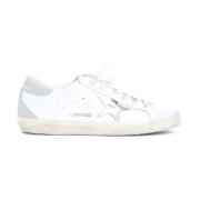 Golden Goose Vit Platinum Grå Superstar Sneakers White, Dam