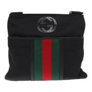 Gucci Vintage Pre-owned Canvas gucci-vskor Black, Dam