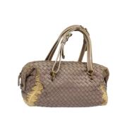 Bottega Veneta Vintage Pre-owned Laeder handvskor Beige, Dam