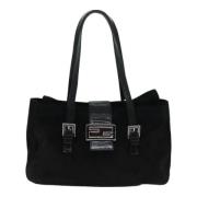 Fendi Vintage Pre-owned Mocka fendi-vskor Black, Dam