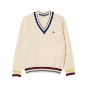 Lacoste Kräm Hoodie Klassisk Stil Beige, Herr