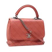 Chanel Vintage Pre-owned Laeder chanel-vskor Red, Dam