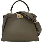 Fendi Vintage Pre-owned Laeder fendi-vskor Beige, Dam