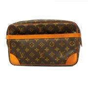 Louis Vuitton Vintage Pre-owned Tyg louis-vuitton-vskor Brown, Dam