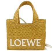 Loewe Pre-owned Pre-owned Tyg handvskor Yellow, Dam