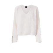 Pinko Stiliga Sweaters för varje tillfälle White, Dam