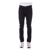 Costume National Svarta Jeans med Logo Black, Herr