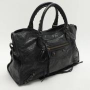 Balenciaga Vintage Pre-owned Laeder totevskor Black, Dam