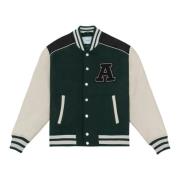 Axel Arigato Ivy Varsity Jacket Green, Herr