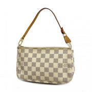 Louis Vuitton Vintage Pre-owned Tyg louis-vuitton-vskor White, Dam