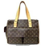 Louis Vuitton Vintage Pre-owned Canvas handvskor Brown, Dam