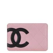 Chanel Vintage Pre-owned Laeder plnbcker Pink, Dam