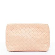 Bottega Veneta Vintage Pre-owned Laeder necessrer Beige, Dam