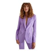 Liu Jo Stretch Violet Blazer Purple, Dam