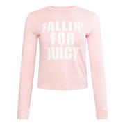 Juicy Couture Almond Blossom Fallin For LS Sweater Pink, Dam