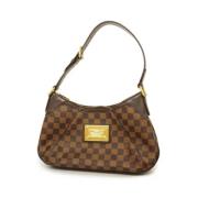 Louis Vuitton Vintage Pre-owned Tyg louis-vuitton-vskor Brown, Dam