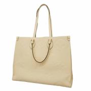 Louis Vuitton Vintage Pre-owned Tyg louis-vuitton-vskor Beige, Dam