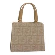 Fendi Vintage Pre-owned Canvas fendi-vskor Beige, Dam