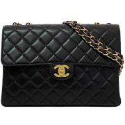 Chanel Vintage Pre-owned Laeder chanel-vskor Black, Dam