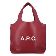 A.p.c. Elegant Ninon Toteväska Handväska Red, Dam