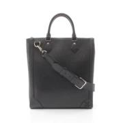 Louis Vuitton Vintage Pre-owned Laeder totevskor Black, Dam