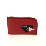 Prada Vintage Pre-owned Laeder plnbcker Red, Dam