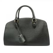 Louis Vuitton Vintage Pre-owned Tyg louis-vuitton-vskor Black, Dam