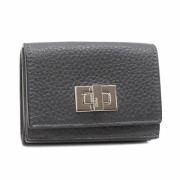 Fendi Vintage Pre-owned Laeder plnbcker Gray, Dam