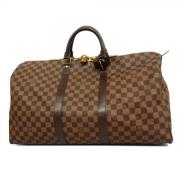 Louis Vuitton Vintage Pre-owned Tyg louis-vuitton-vskor Brown, Dam