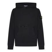 Stone Island Svart Tröja Aw24 Stiligt Herrkläder Black, Herr