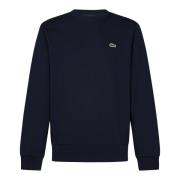 Lacoste Blå Klassisk Sweatshirt med Krokodil Patch Blue, Herr