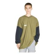 Vetements Haj Inside-Out T-shirt Bomull Jersey Green, Herr