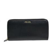 Prada Vintage Pre-owned Laeder plnbcker Black, Dam