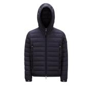 Moncler Kort Galion Marinblå Dunjacka med Huva Blue, Herr