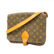 Louis Vuitton Vintage Pre-owned Tyg louis-vuitton-vskor Brown, Dam