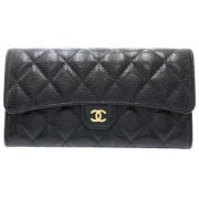 Chanel Vintage Pre-owned Laeder plnbcker Black, Dam