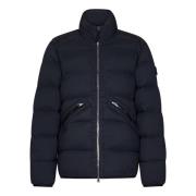 Stone Island Blå Parka Aw24 Herrkläder Blue, Herr