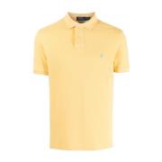 Ralph Lauren Anpassad slim fit pikétröja Yellow, Herr