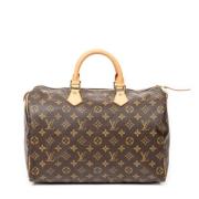 Louis Vuitton Vintage Pre-owned Canvas handvskor Brown, Dam